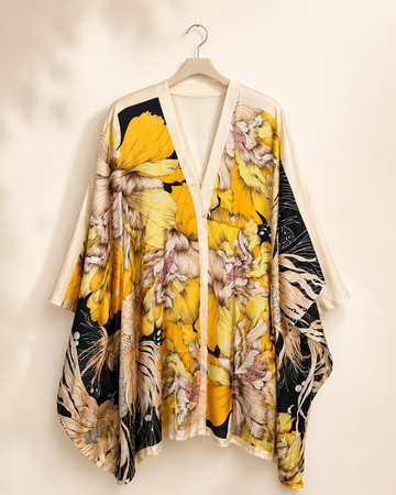Golden Bliss Kaftan & Headwrap Set