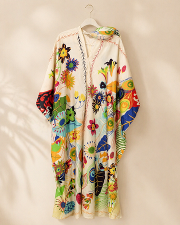 Sun & Sand Kaftan & Headwrap Set